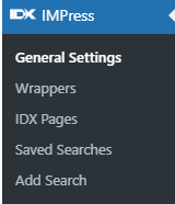 IDX Broker Settings